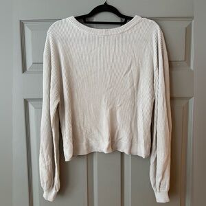 Lululemon Reversible Cream Sweater